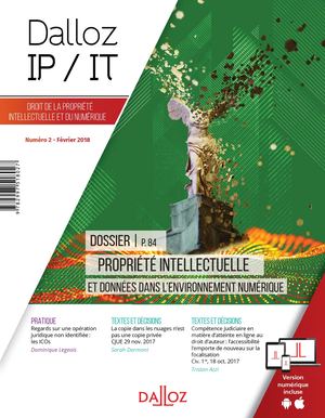 Revue Dalloz IPIT N°2 2018