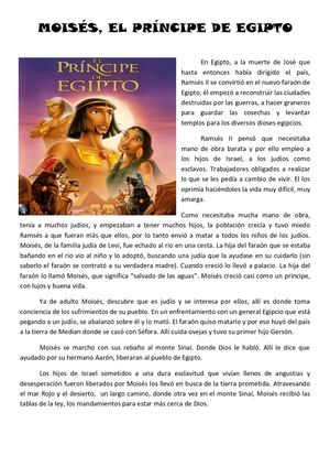 Moises Principe De Egipto