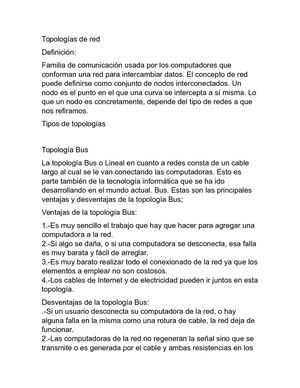 Topologías De Red