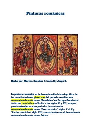Pinturas Románicas