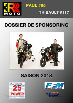 Dossier Sponsoring 2018 3R Moto