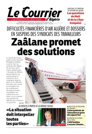 Le Courrier D'Algérie Du Mardi 20 Février 2018