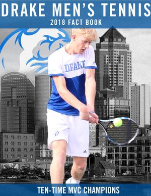 2018 Drake Men's Tennis Media Guide