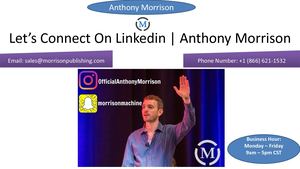 Let’s Connect On Linkedin Anthony Morrison