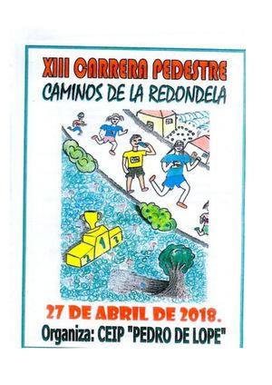 INFORMACIÓN CARRERA PEDESTRE 2018