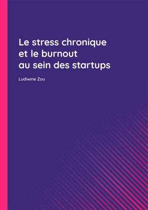 Le stress chronique et le burnout au sein des startups