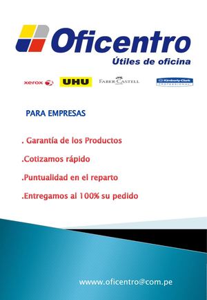 Catalogo Oficentro Articulos de Oficina