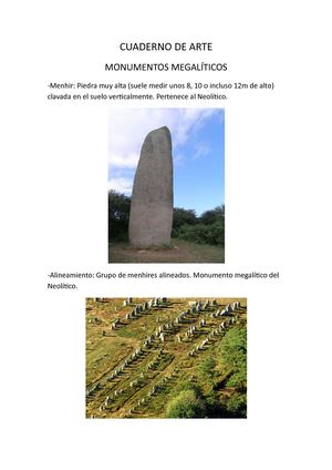 Cuaderno De Arte Prehistoria