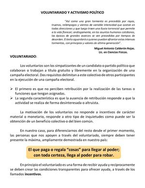 Voluntariado Político