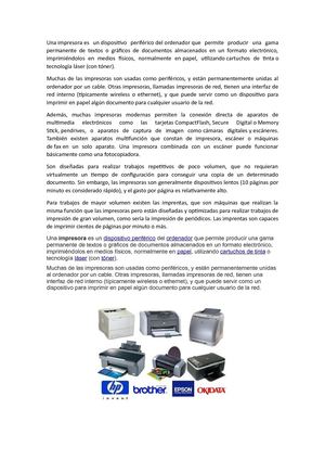 Impresoras