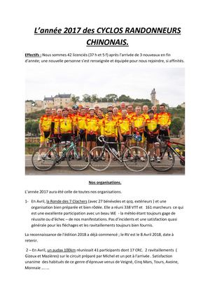 Notre Club Chinonais De2004 A Ce Jour