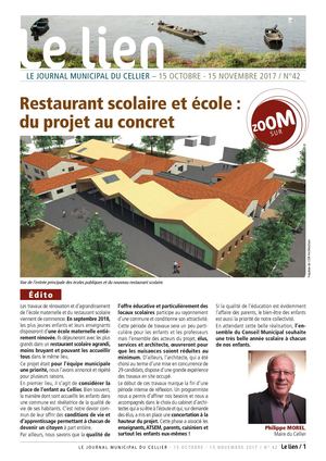 Le Lien 42 Journal Municipal Le Cellier - Octobre Novembre 2017