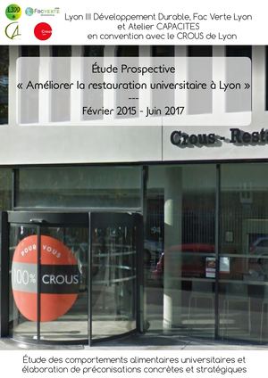 Etude - Alimentation universitaire (Crous Lyon)