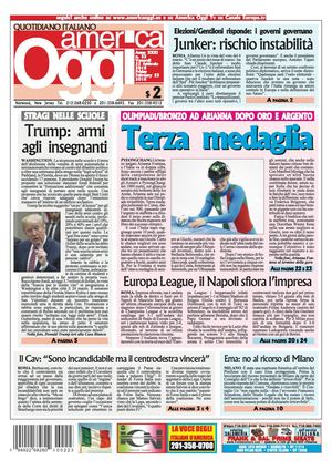 America Oggi 23 Febbraio 2018