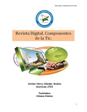 Revista Digital Los Componentes De Las Tic