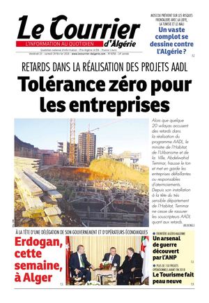 Le Courrier D'Algérie Du Samedi 24 Février 2018