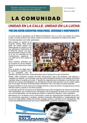 Boletín La Comunidad N°1