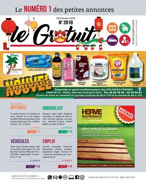 Le Gratuit du 26/02/2018