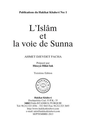 L'Islâm Et La Voie De Sunna