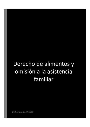 Alimentos Y Omision A La Asistencia Familiar 123