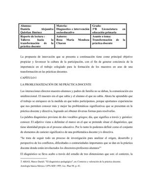 3 Reportes De Lectura