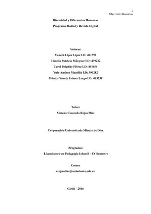 Diversidad Y Diferencias Humanas Copia