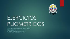 Ejercicios Pliométricos