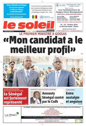 Edition Du 26 Fevrier 2018