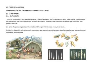 LA PREHISTÒRIA I L'EDAT ANTIGA