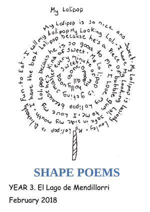 Shape poems