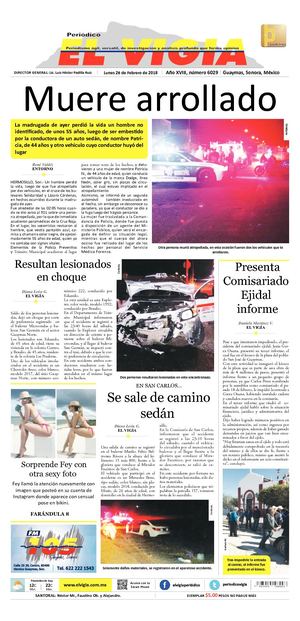 26 de febrero del 2018