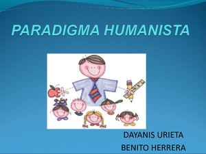 Trabajo De Paradigma Humanista