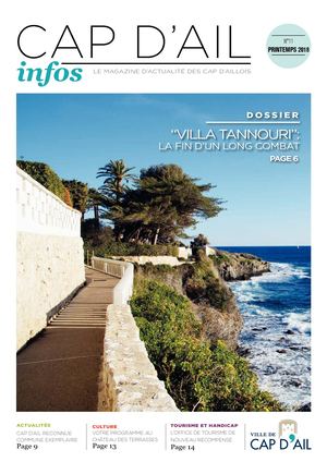 CAP D'AIL INFOS N°11 - PRINTEMPS 2018
