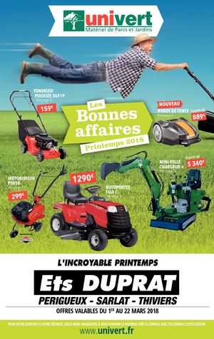 Notre Dépliant 2018