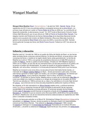 Wangari Maathai