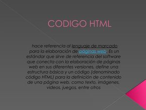 Codigo Html