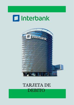 Tarjetas de Debito