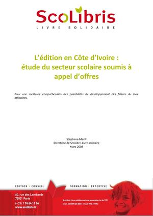 rapport Edition Ci Smarill, Edition En Côte Divoire