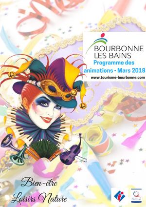 Programme des animations Mars 2018-Bourbonne les Bains