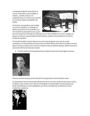 La Preparatoria Benito Juárez García