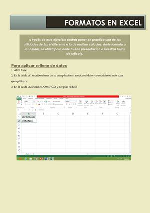 Formatos En Excel