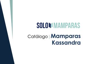 Catálogo de mamparas Kassandra