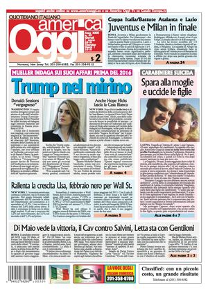 America Oggi 1 Marzo 2018