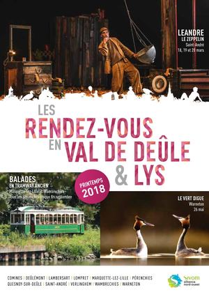 Les rdv en Val de Deûle et Lys - Printemps 2018