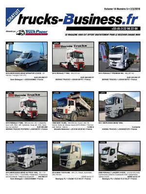 TRUCKS BUSINESS VOLUME 14 NUMÉRO 05 • 02/03/2018