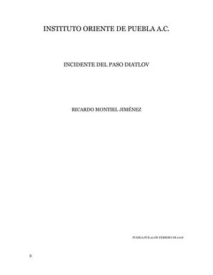 El Incidente Del Paso Diatlov Mrdr2