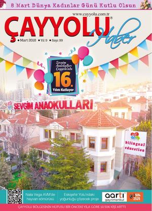 Çayyolu Haber Dergisi Mart 2018 Sayı:99