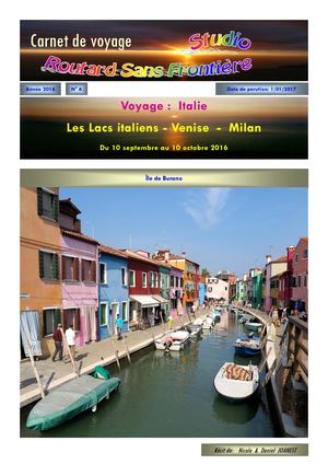 Carnet De Voyage Les Lacs Italiens Venise 2016 V9 Calameo