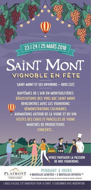 Programme Saint Mont Vignoble en Fête 2018