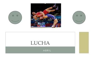 Lucha Abril 5º De Primaria